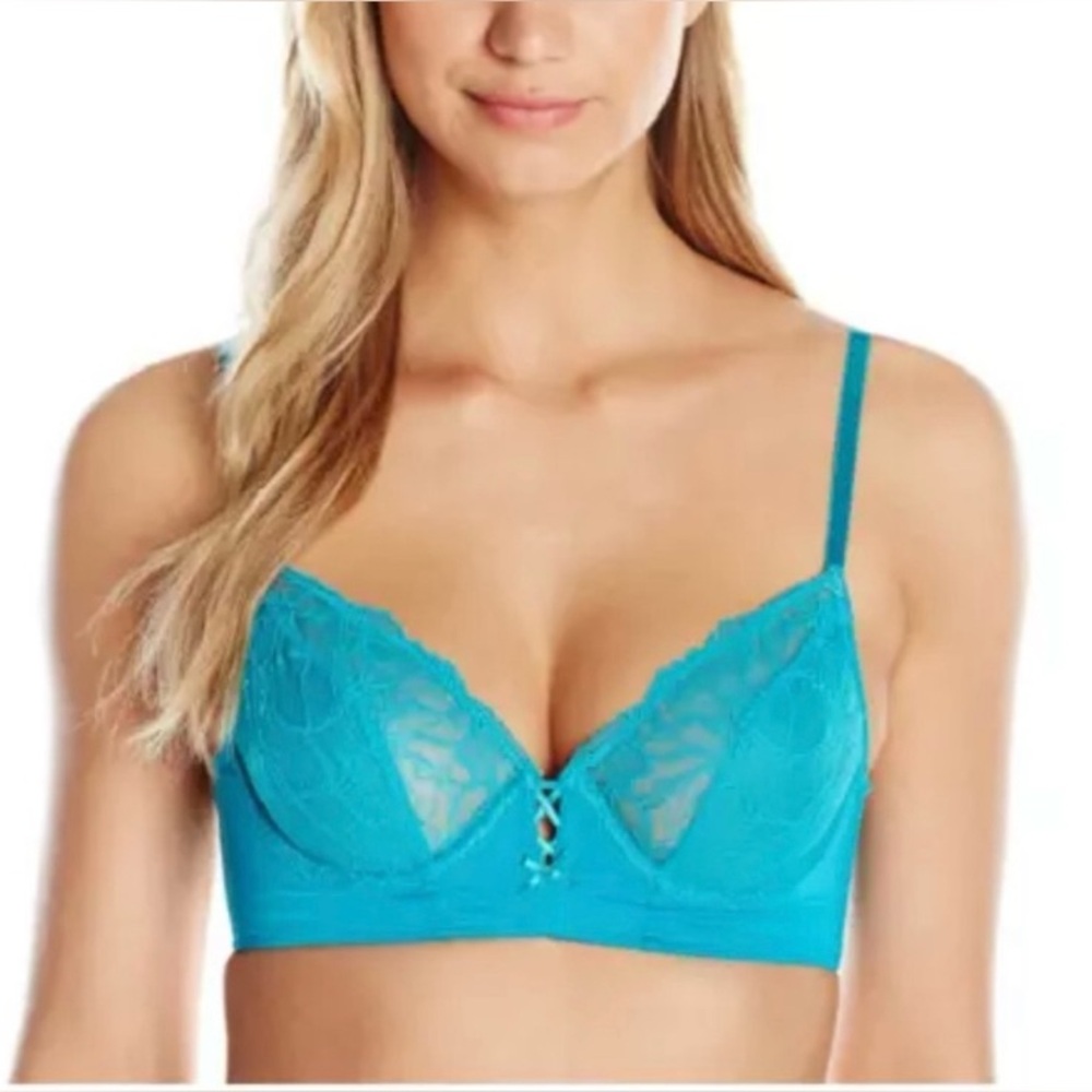 B’temptd by wacoal unlined lace underwire bra with lace and ribbon details